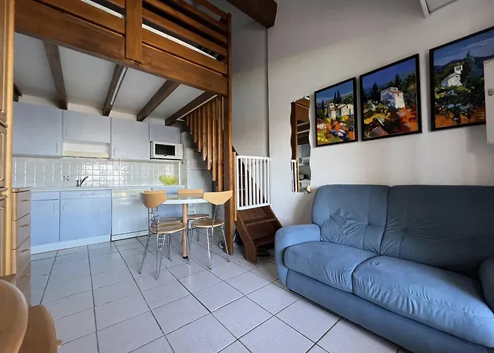 Villa T2 Mezzanine, Climat. Port Leucate, Parking - Fr-1-81-574 *