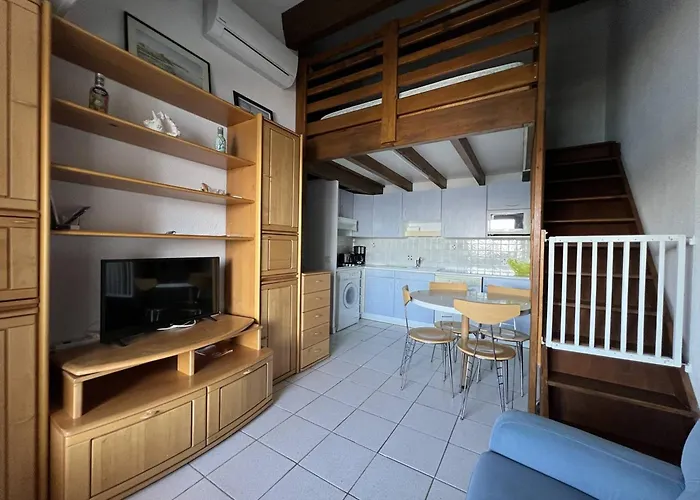 Villa T2 Mezzanine, Climat. Port Leucate, Parking - Fr-1-81-574 *